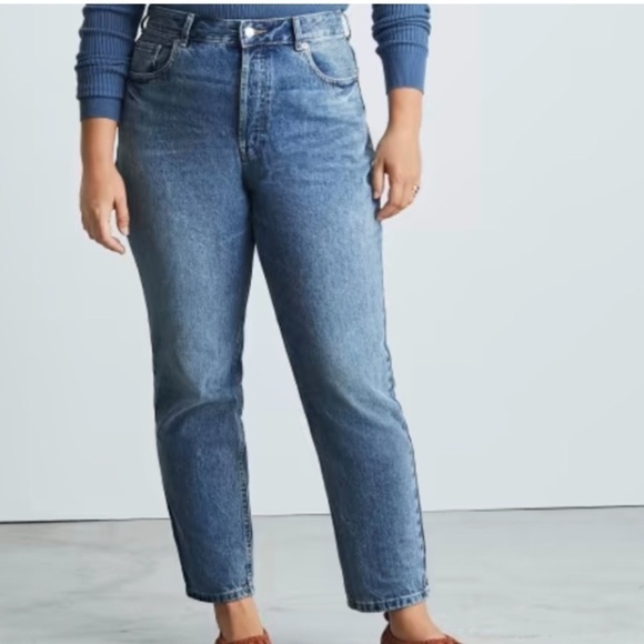 NWT. EVERLANE 35R Organic Cotton The Curvy Cheeky Jeans. - Picture 1 of 13